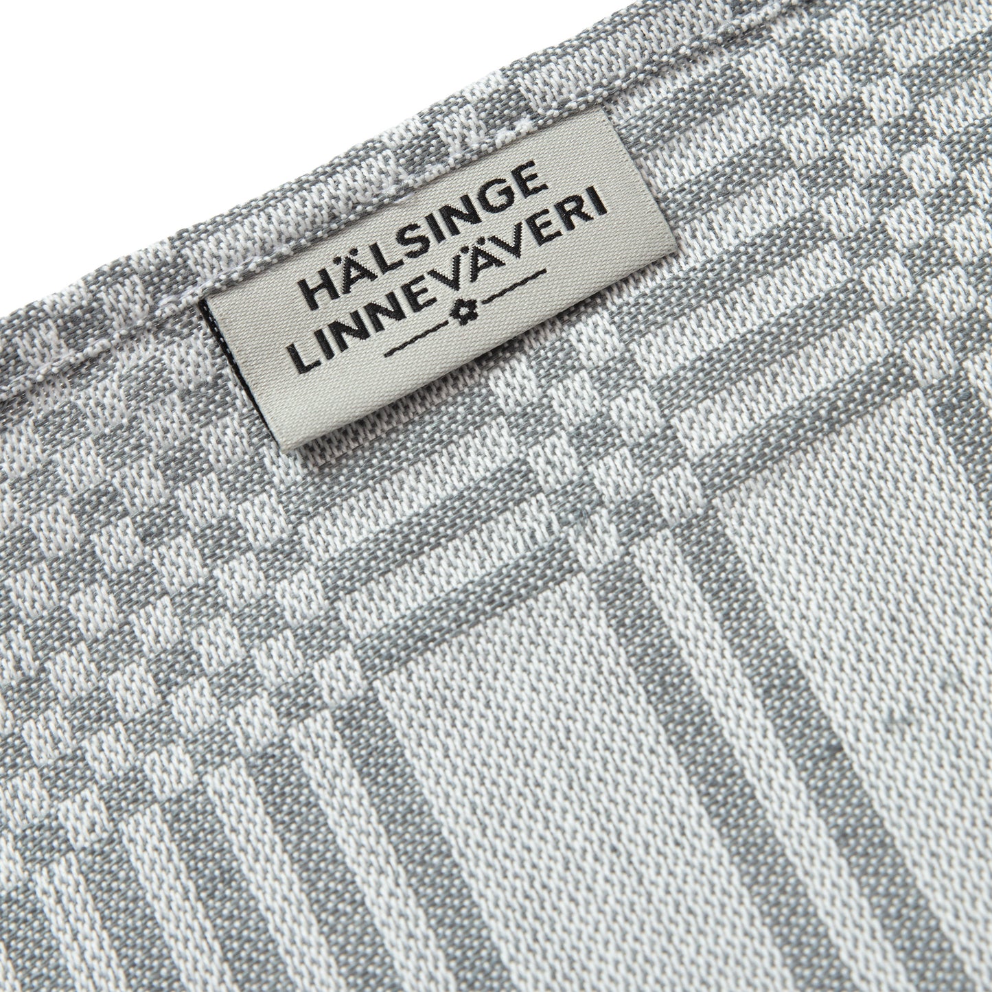 Serenadhandduk Halvlinne Grå