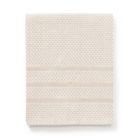 Våffelhandduk Halvlinne Sand